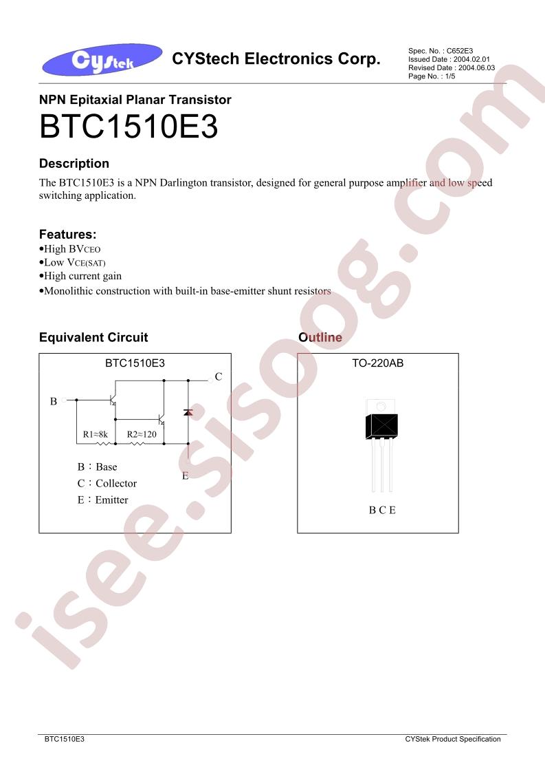 BTC1510E3