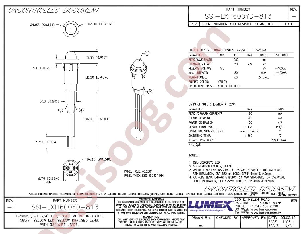 SSI-LXH600YD-813