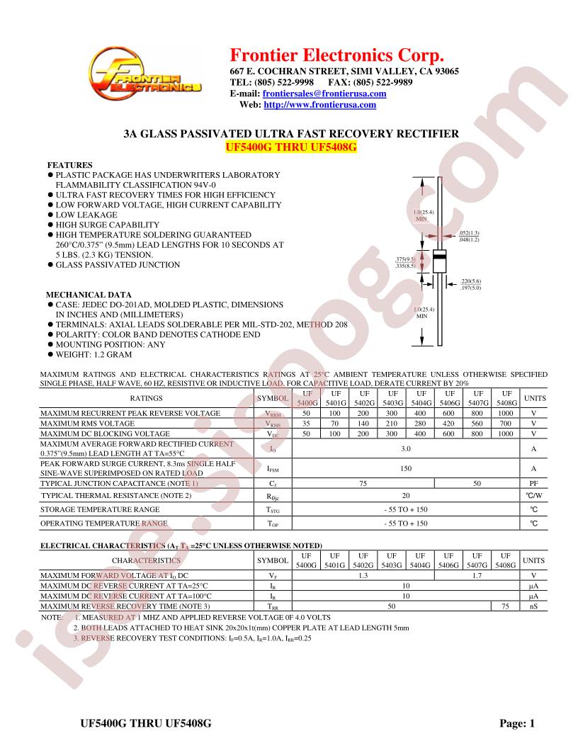 UF5400G