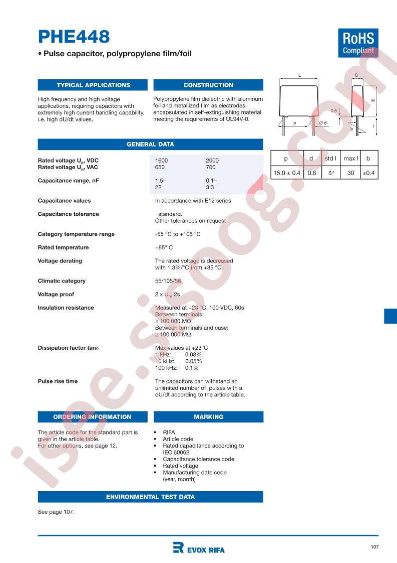 PHE448SB3100JR06
