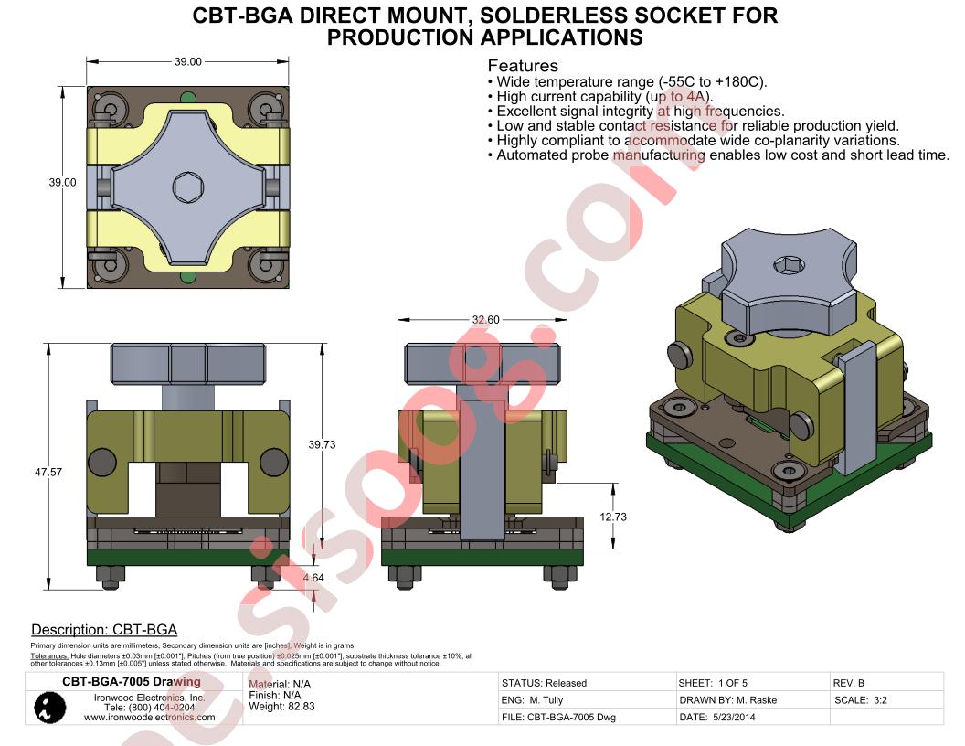 CBT-BGA-7005