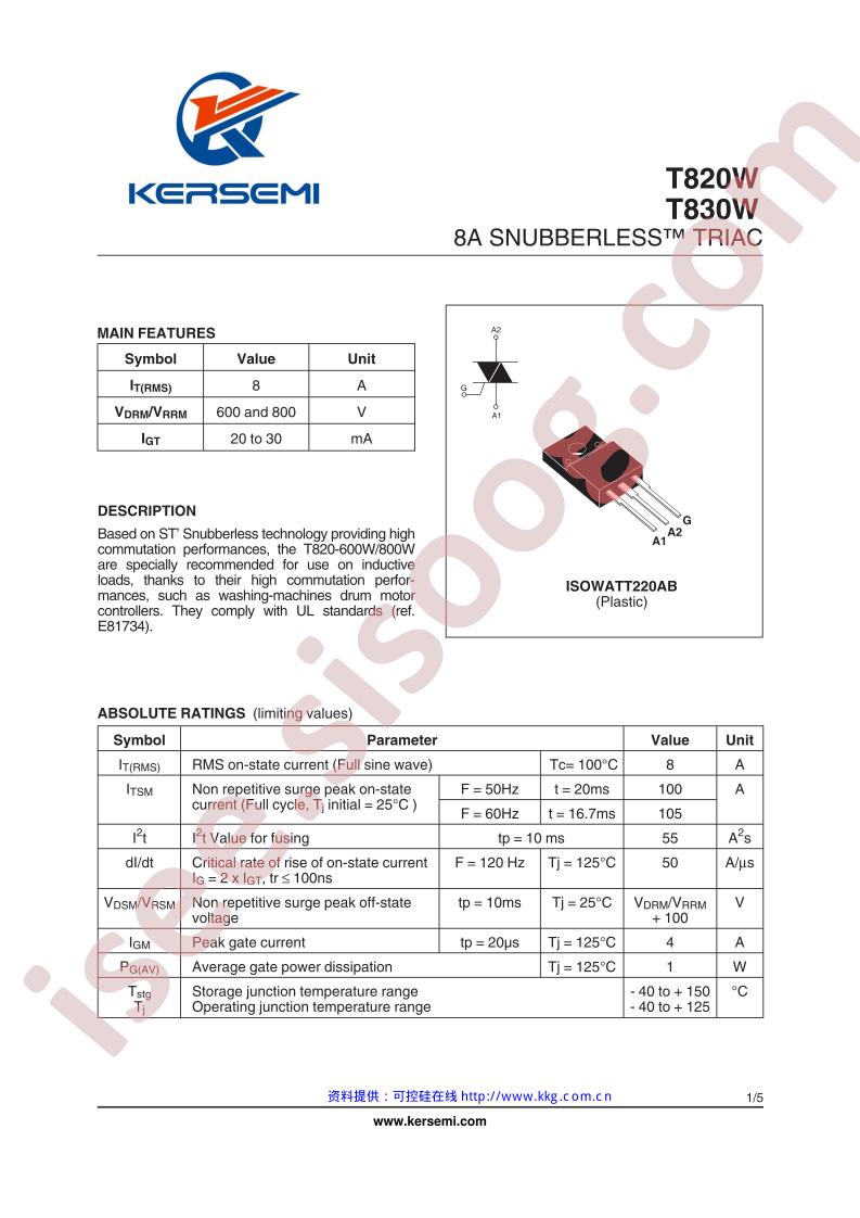 T820-600W