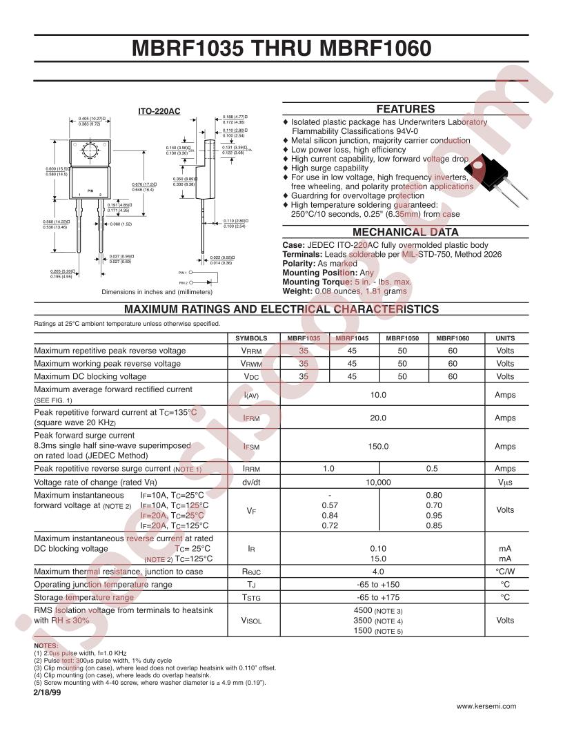MBRF1050