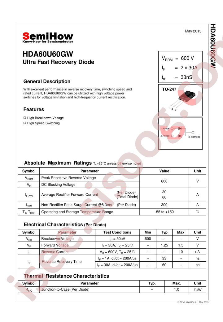 HDA60U60GW