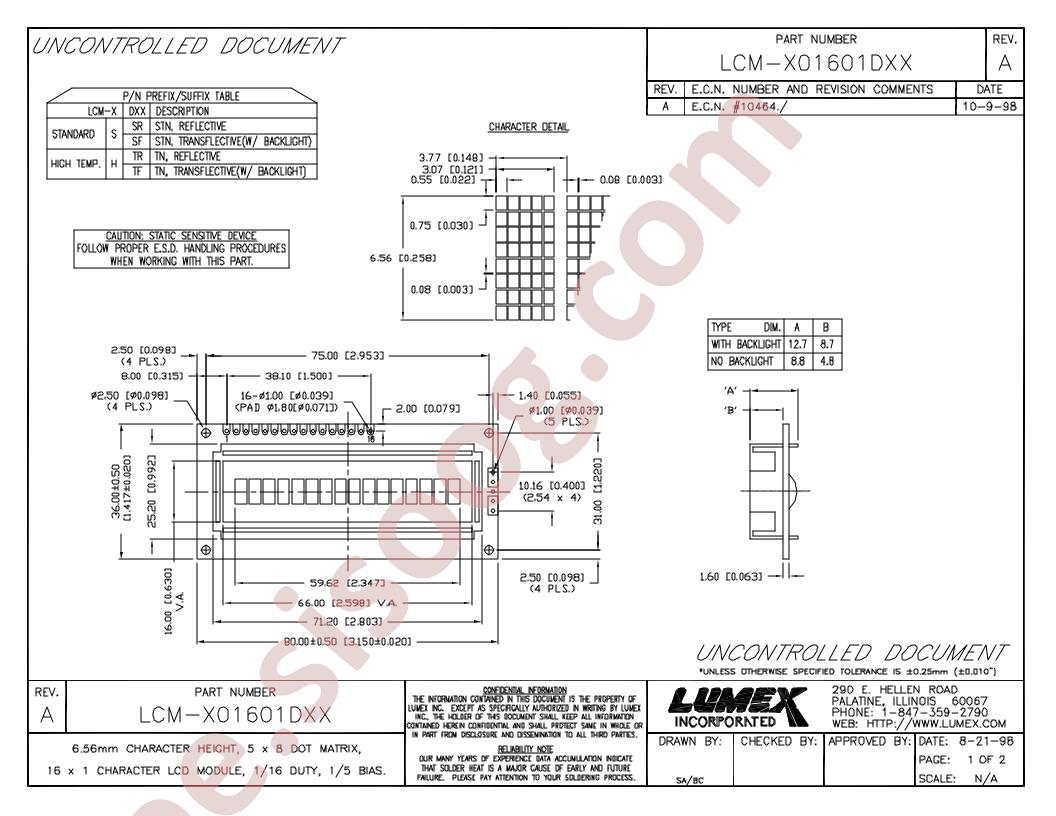 LCM-S01601DWR