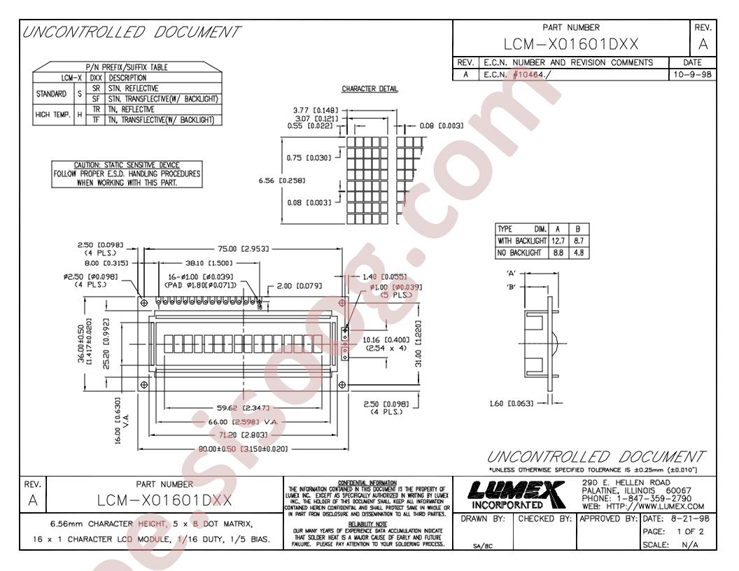 LCM-S01601DWR