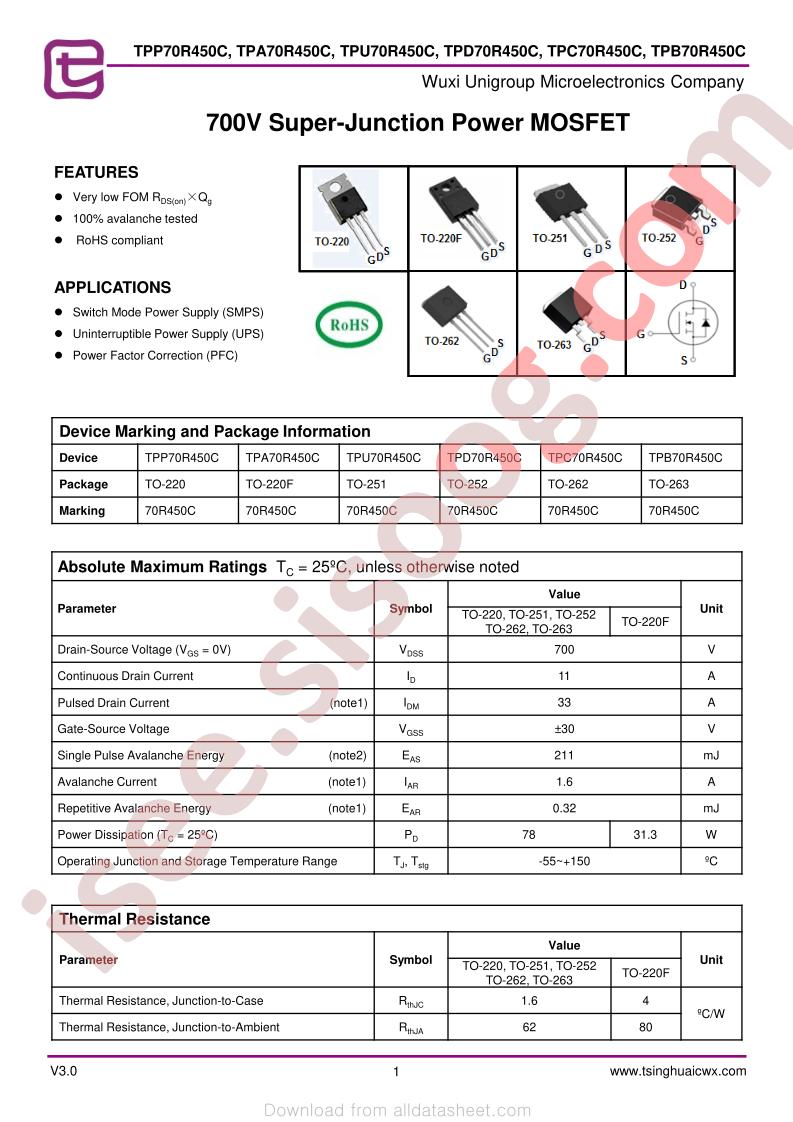 TPA70R450C