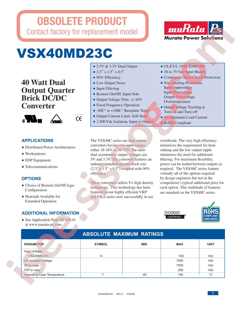 VSX40MD23-1UC