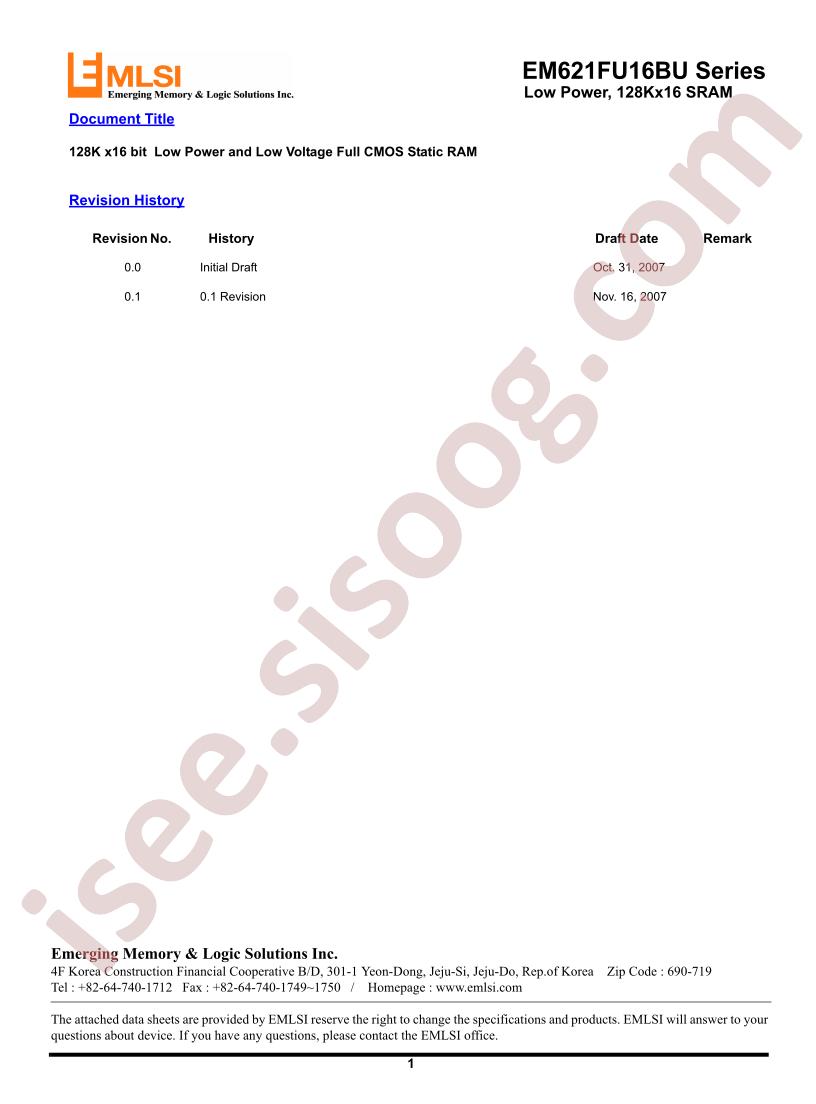 EM643FP16AT-85LF