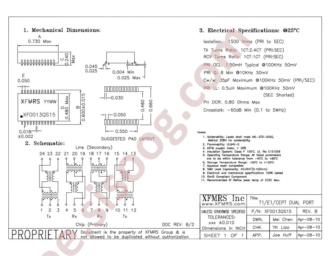 XF0013QS15