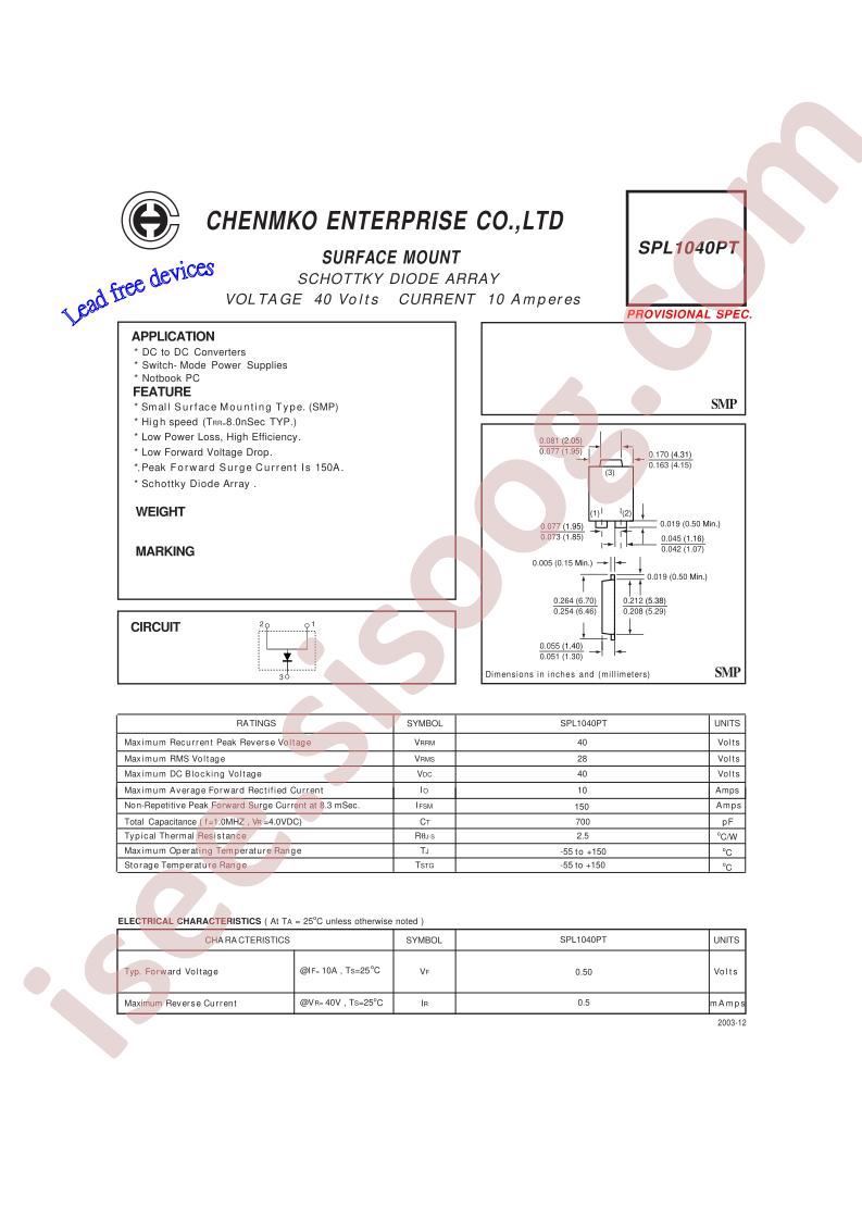 SPL1040PT