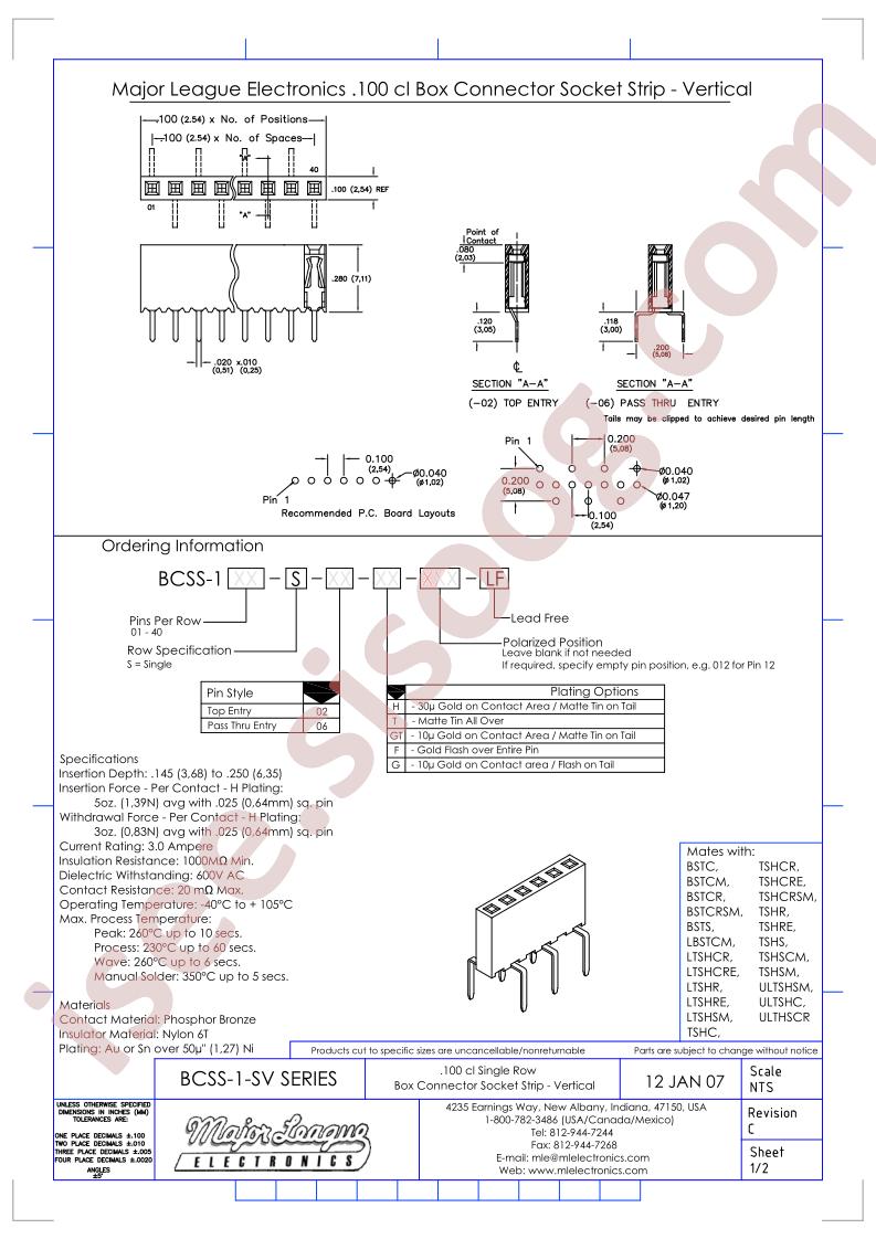 BCSS-101-S-02-T-LF