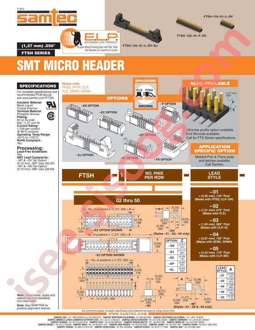 FTSH-150-02-L-DH-EL-C