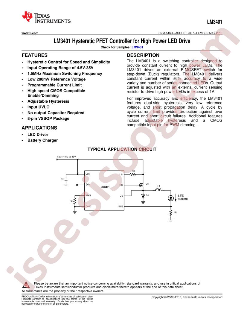 LM3401MM