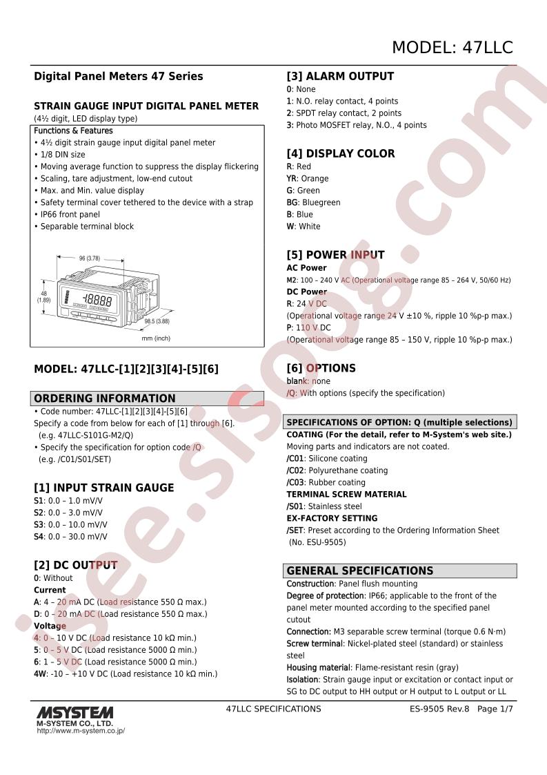 47LLC-S300BG-P