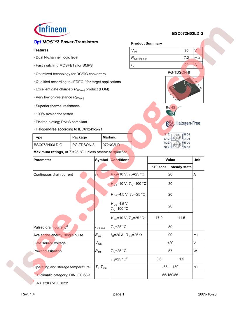 BSC072N03LDG
