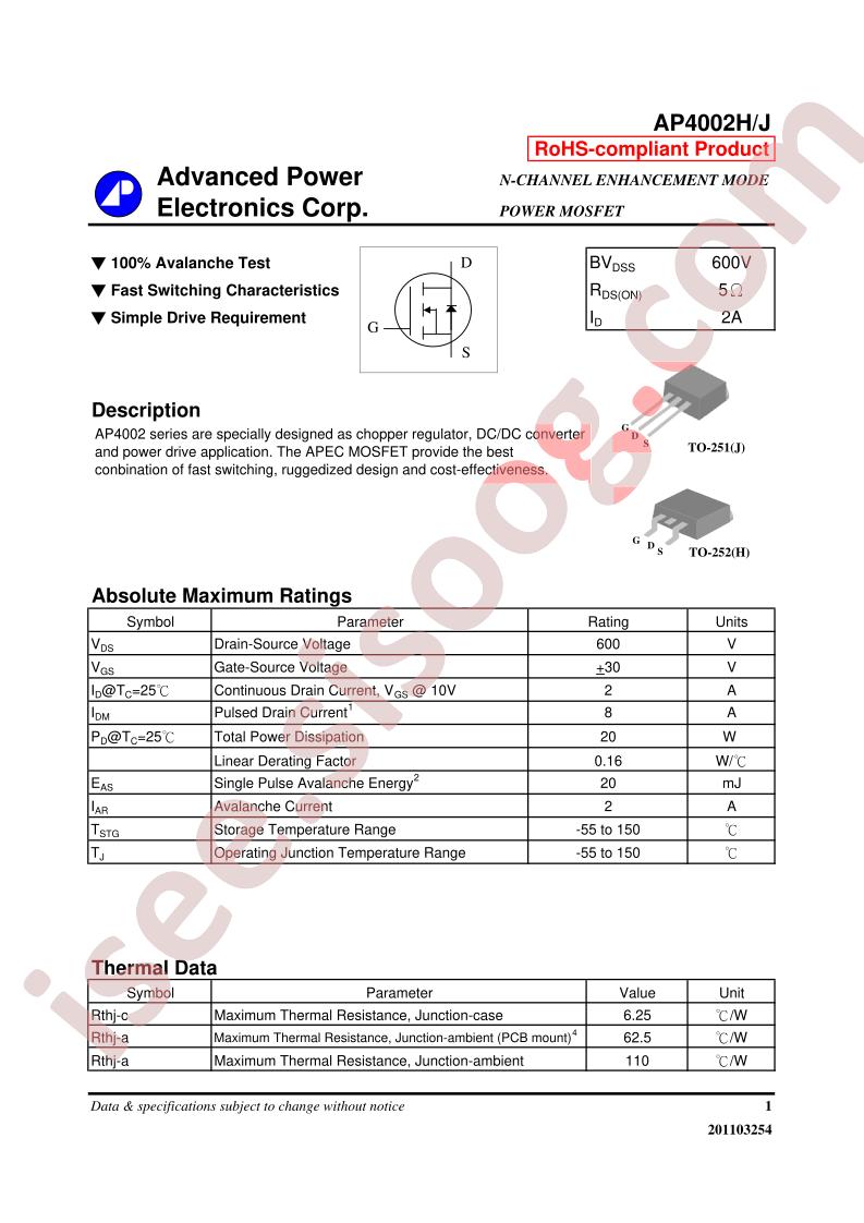 AP4002H,J