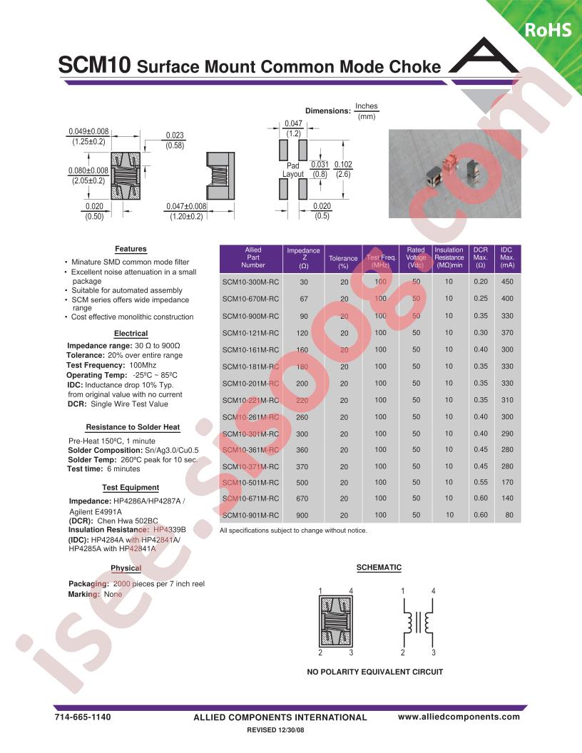 SCM10-121M-RC