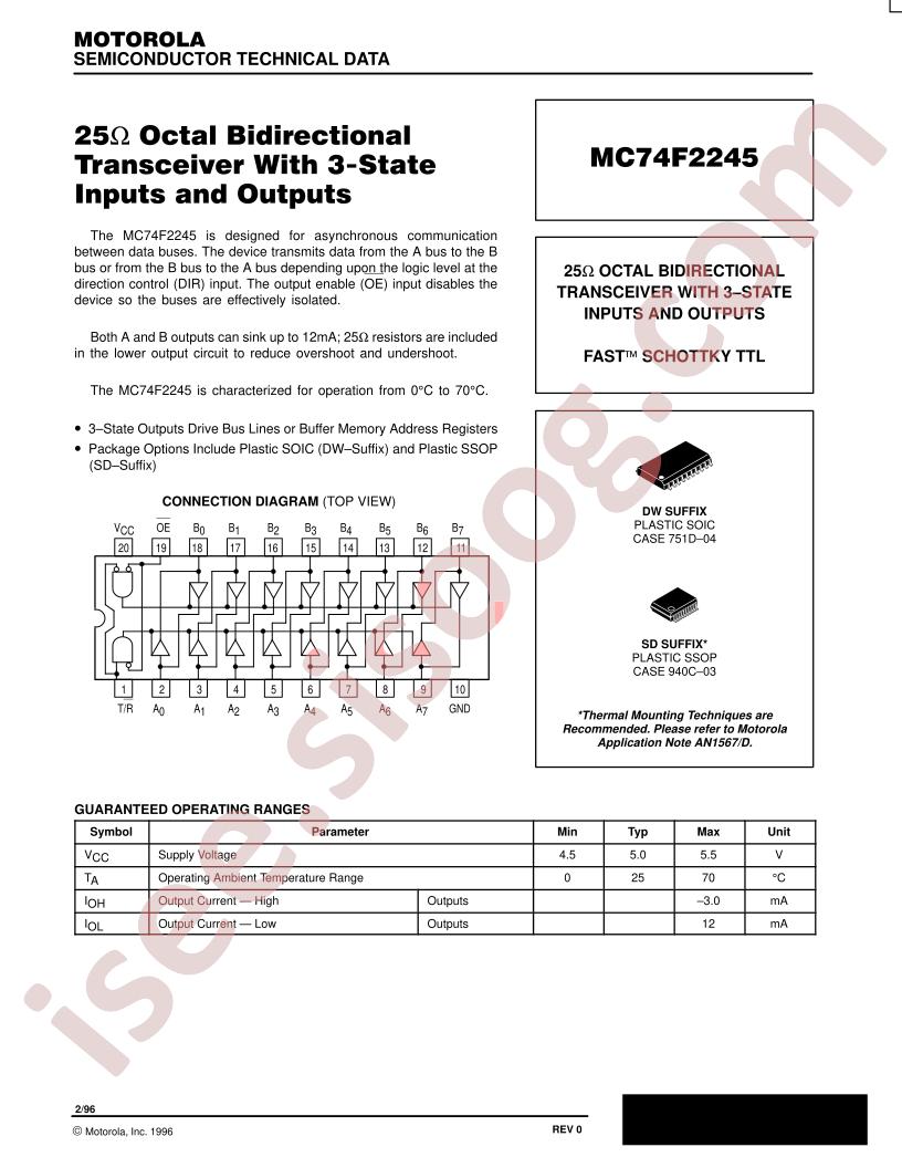 MC74F2245