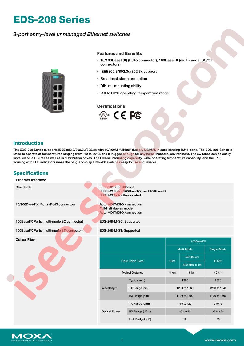 EDS-208-M-SC