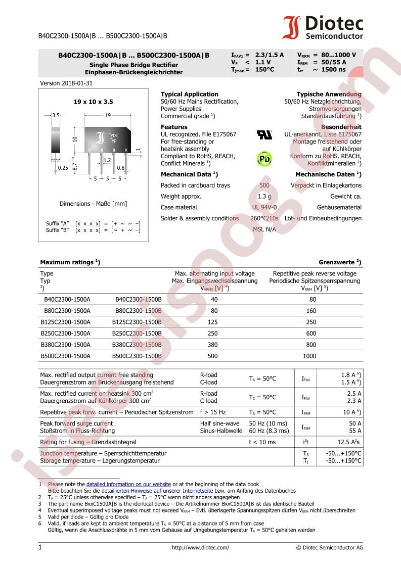 B250C2300-1500B