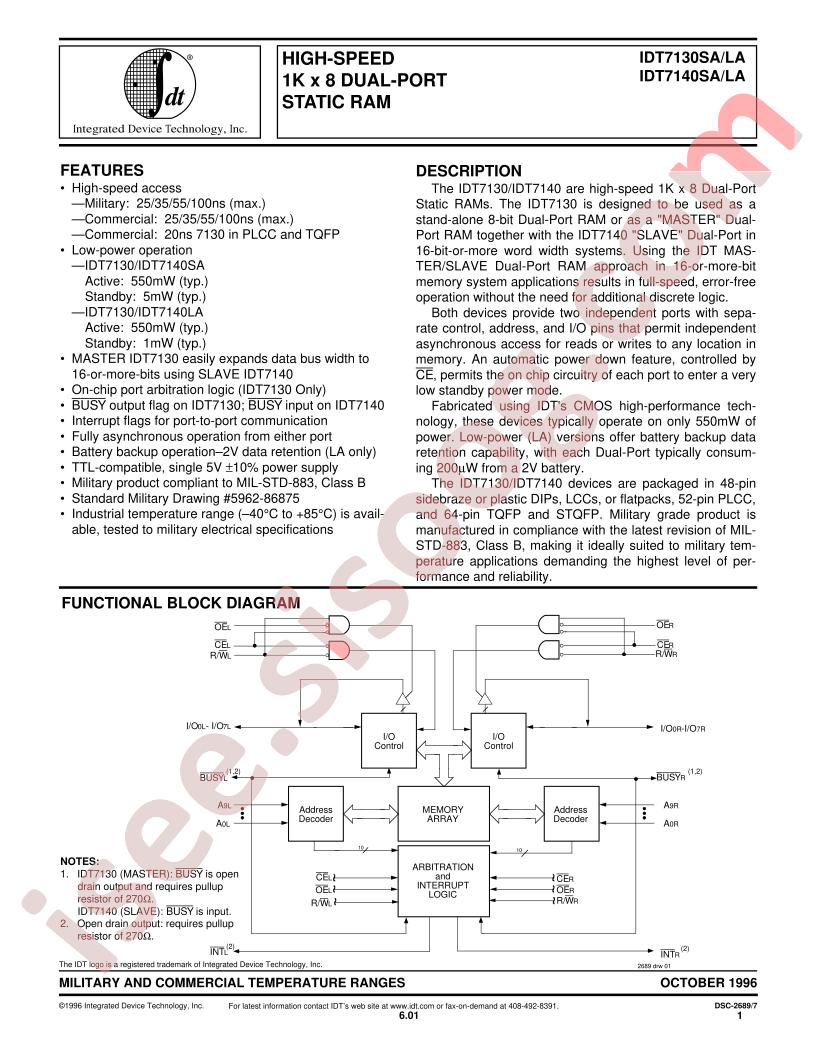 IDT7130SA