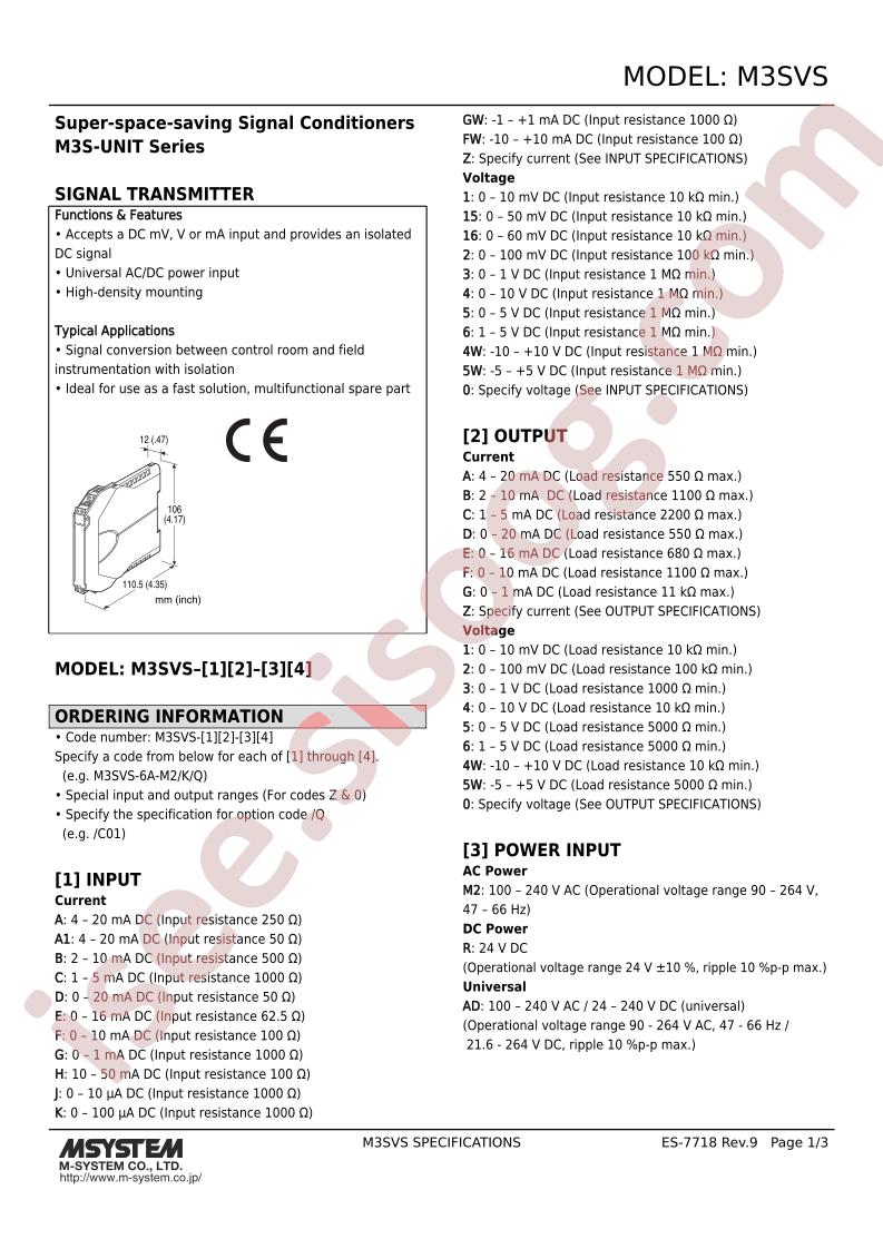 M3SVS-16C-AD