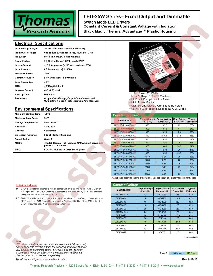 LED25W-72-C0350-XX