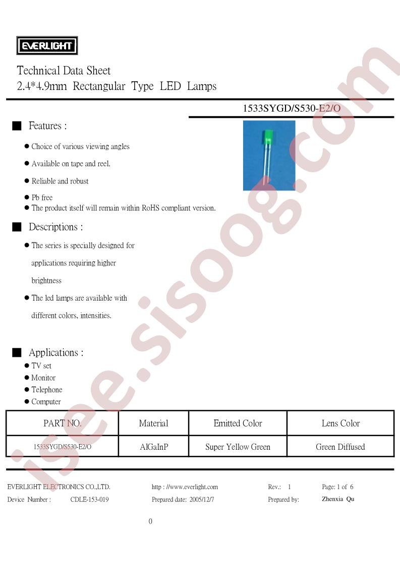 1533SYGD-S530-E2-O