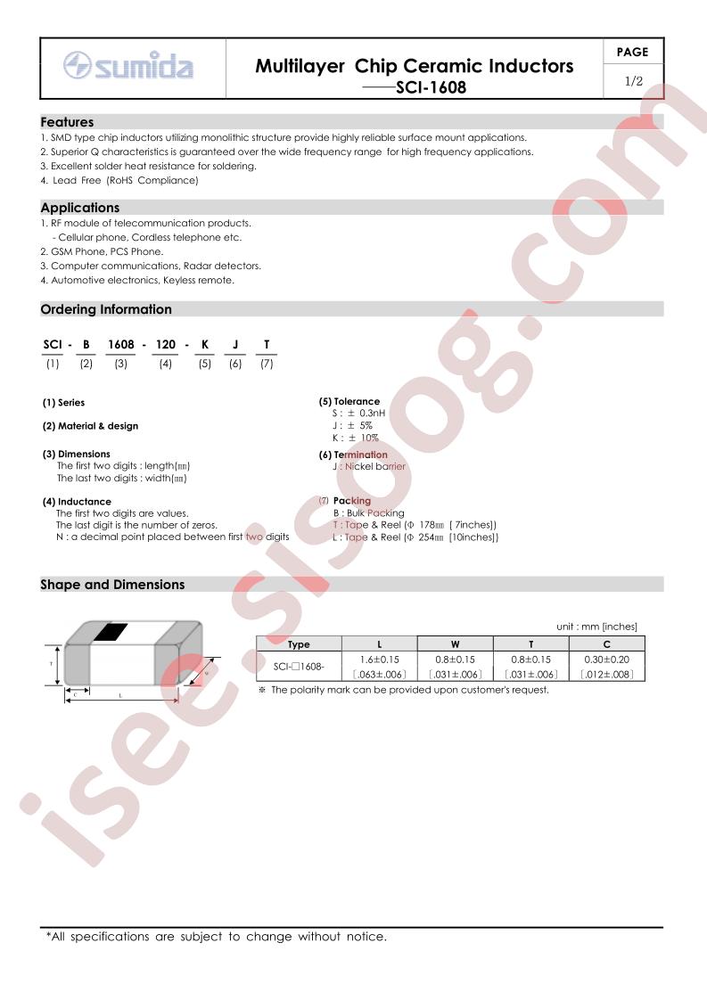 SCI-B1608-150