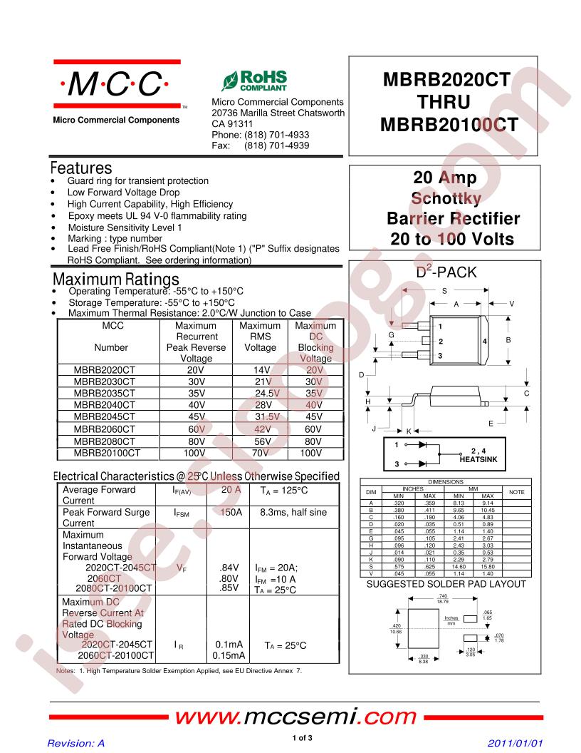 MBRB2020CT
