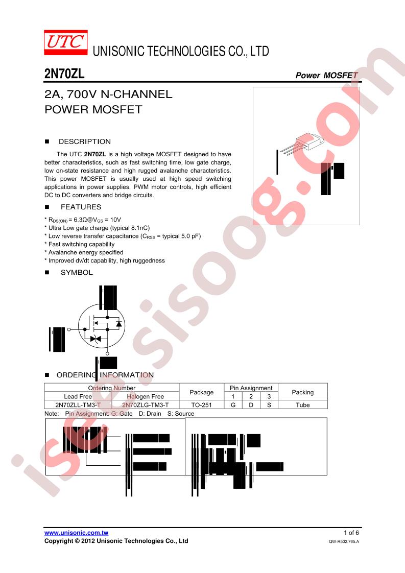 2N70ZLL-TM3-T