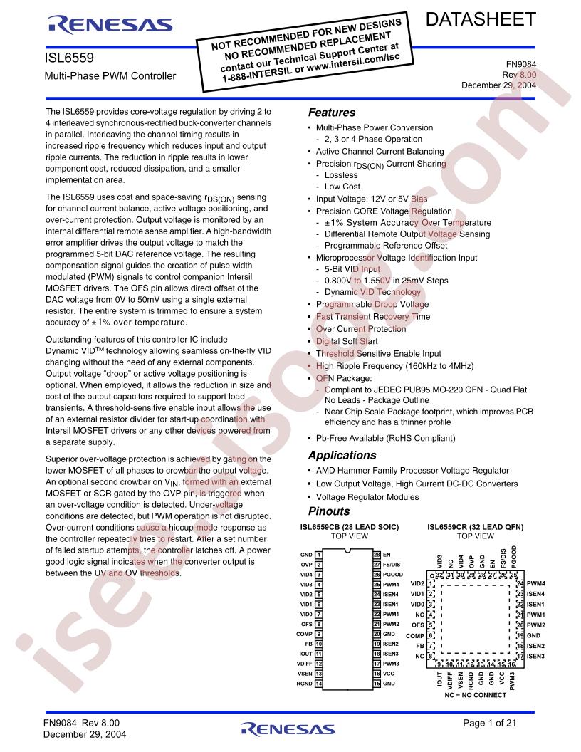 ISL6559CBZ-T