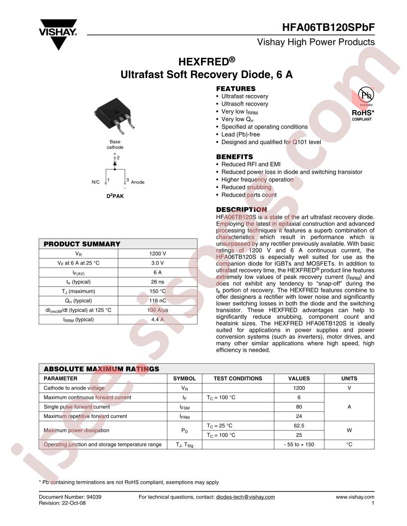 HFA06TB120SPBF