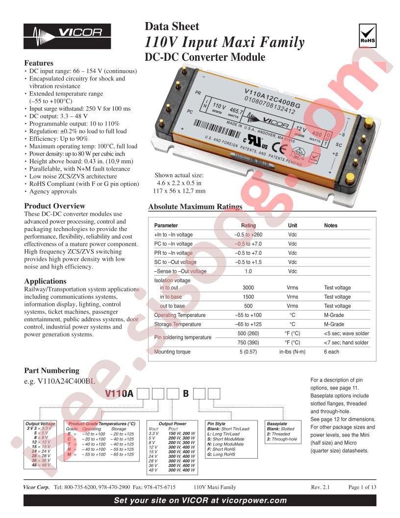 V110A12T300BL