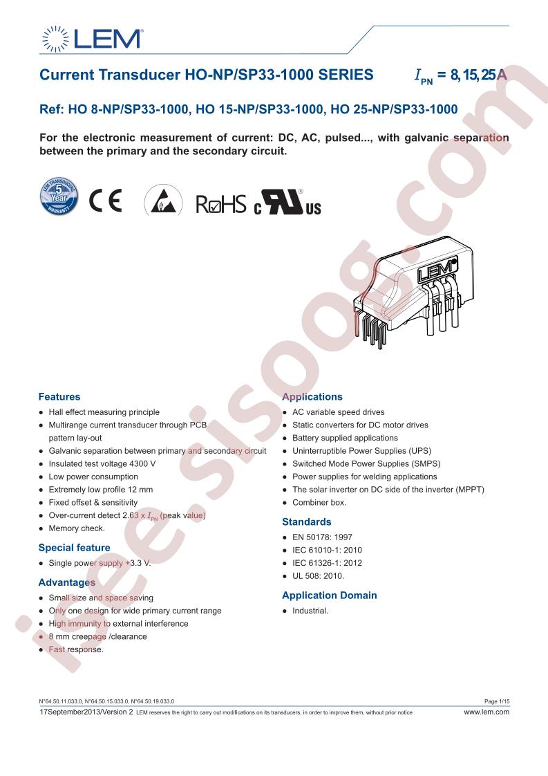 HO15-NP-SP300B