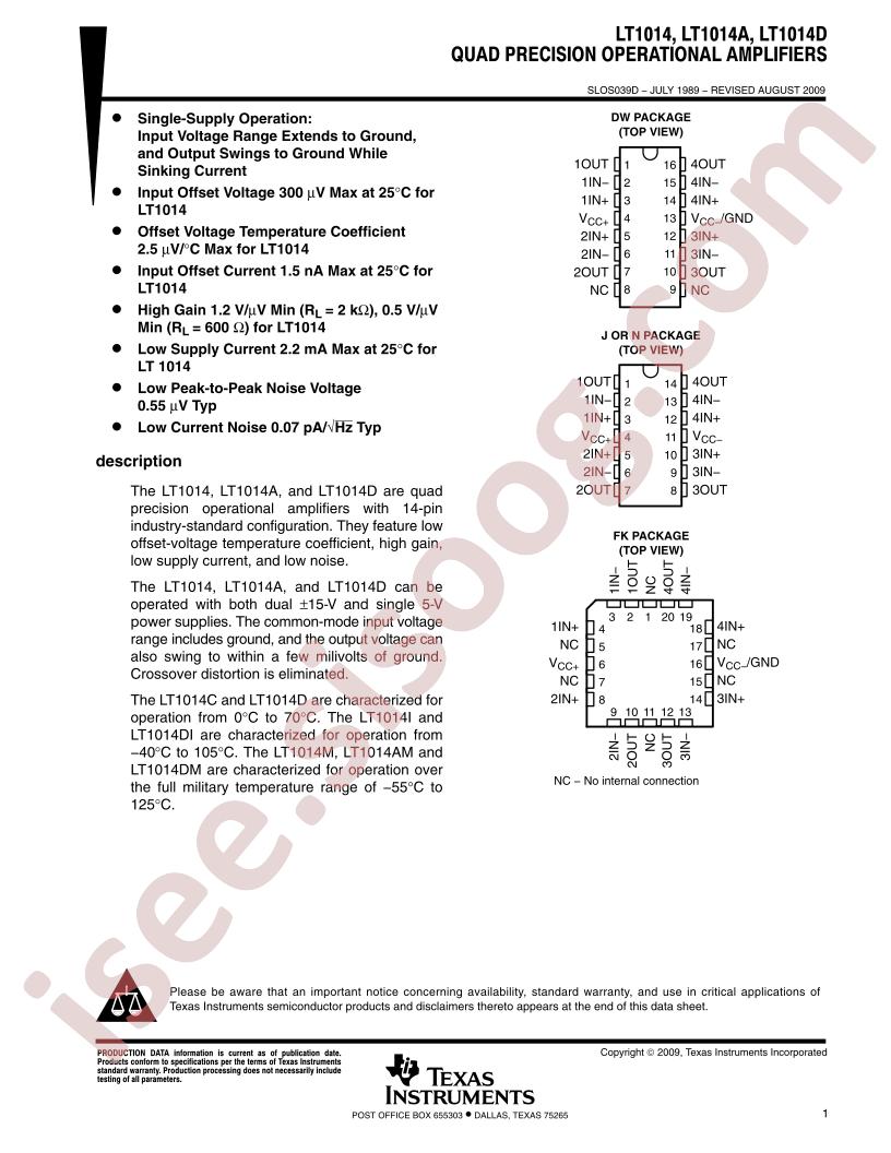 LT1014D-EP