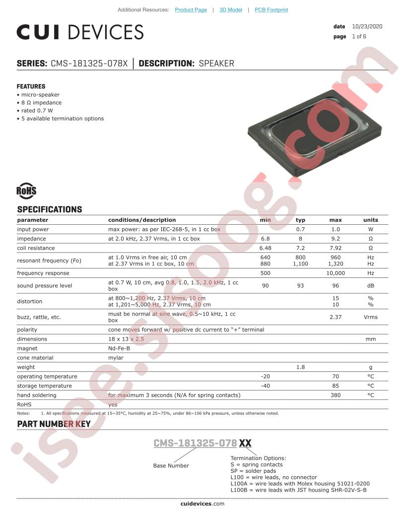 CMS-181325-078SP