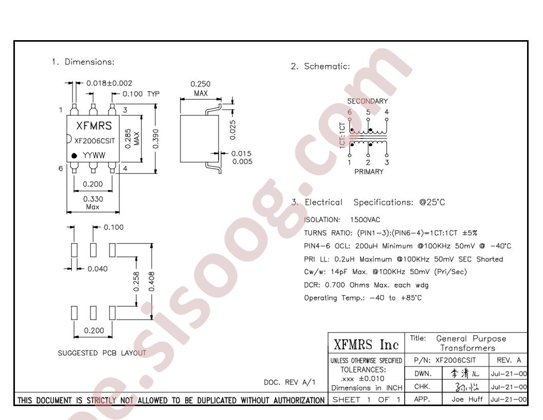 XF2006CSIT