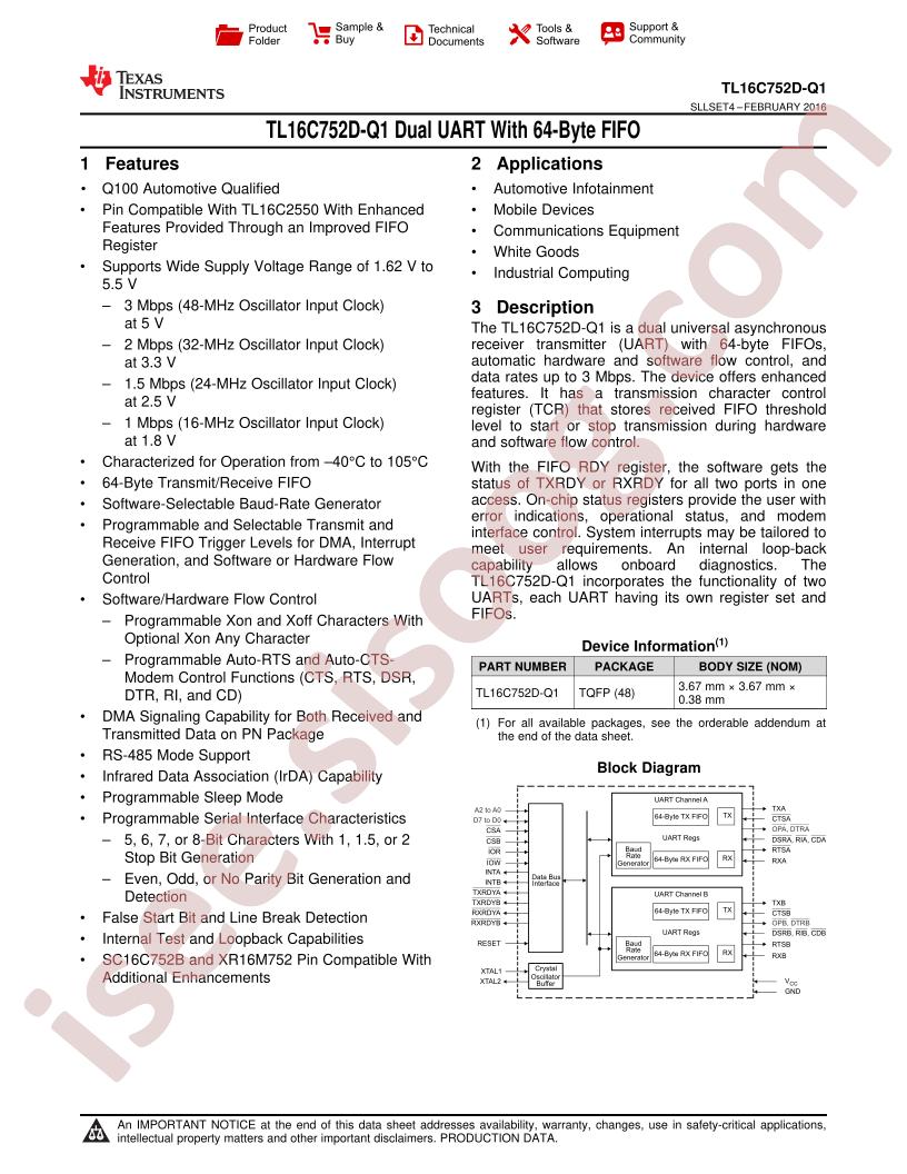 TL16C752D-Q1