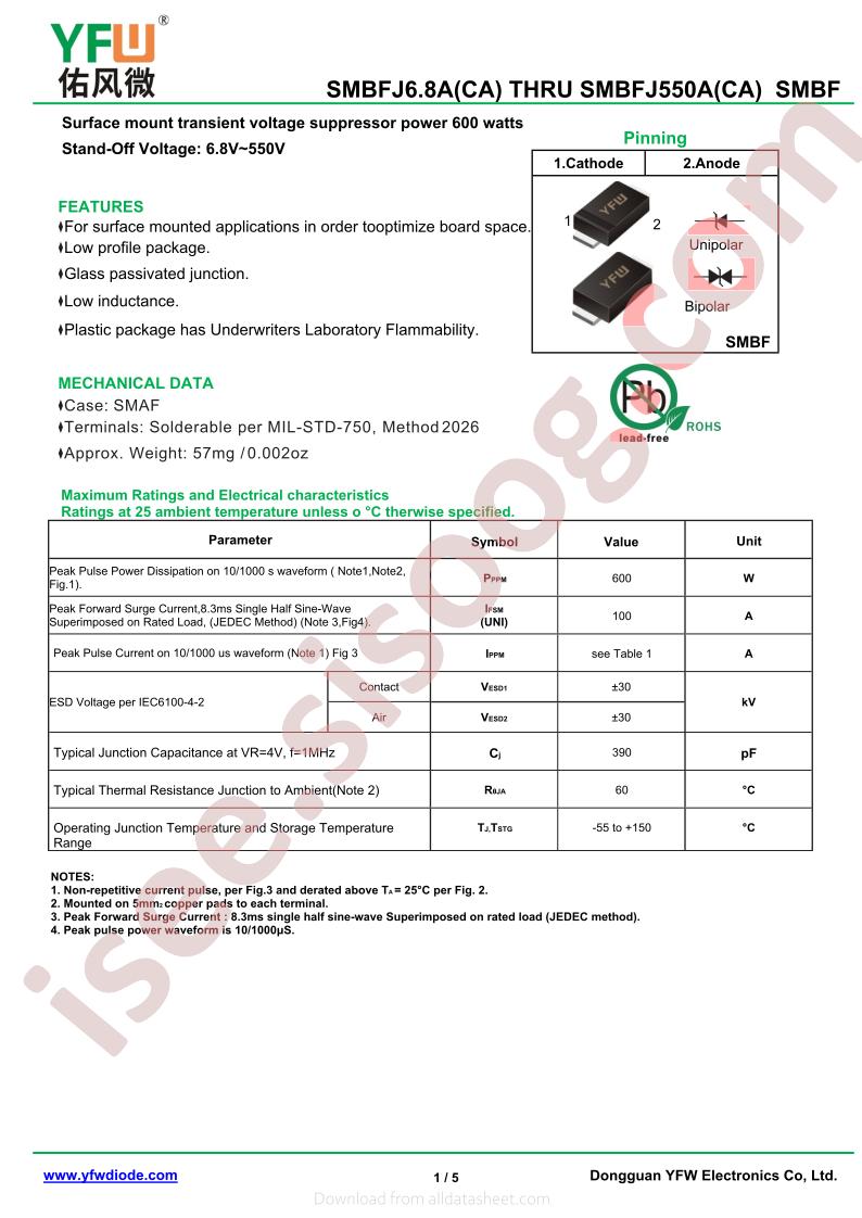 P6SMBF110