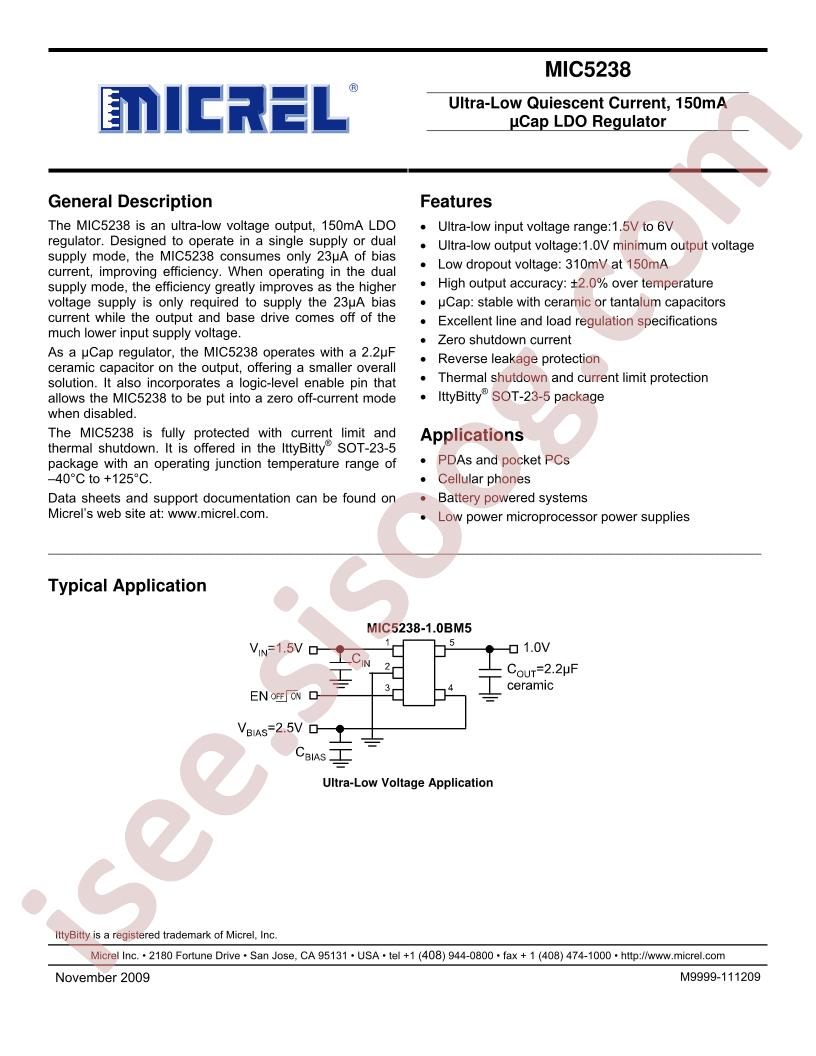 MIC5238-1.1BD5