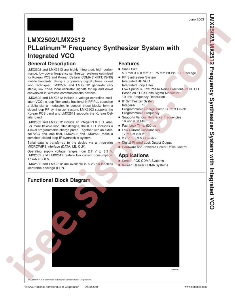 LMX2512