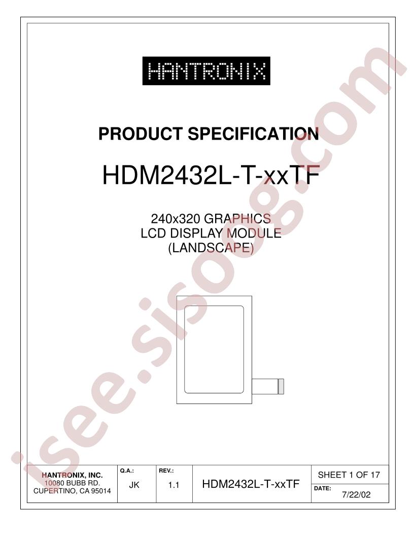 HDM2432L-T-XXTF