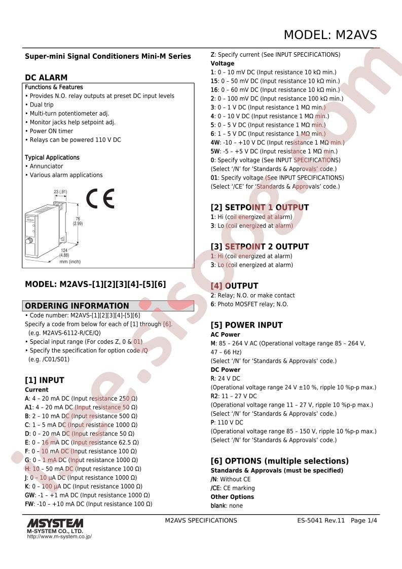 M2AVS-15116-P