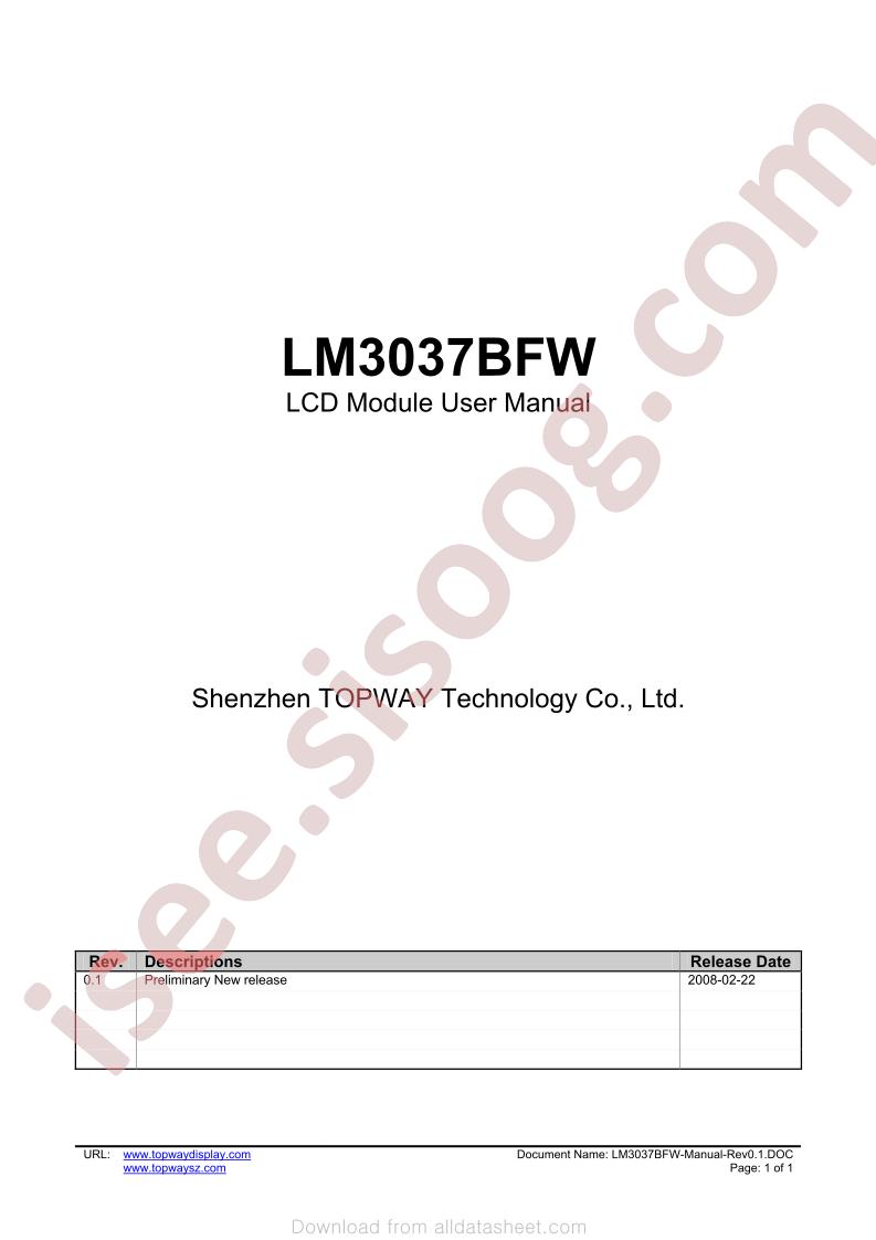 LM3037BFW