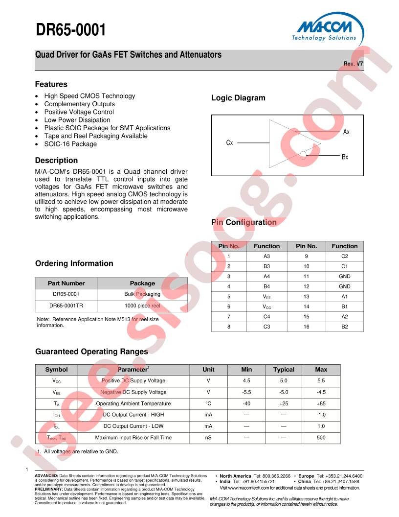 DR65-0001TR