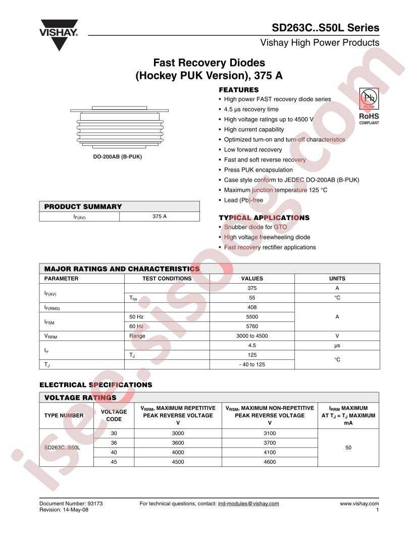 SD263C40S50L