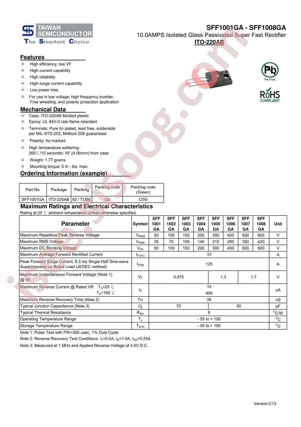 SFF1002GA