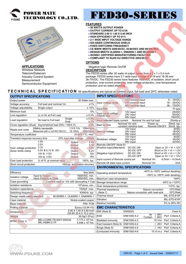 FED30-12D15